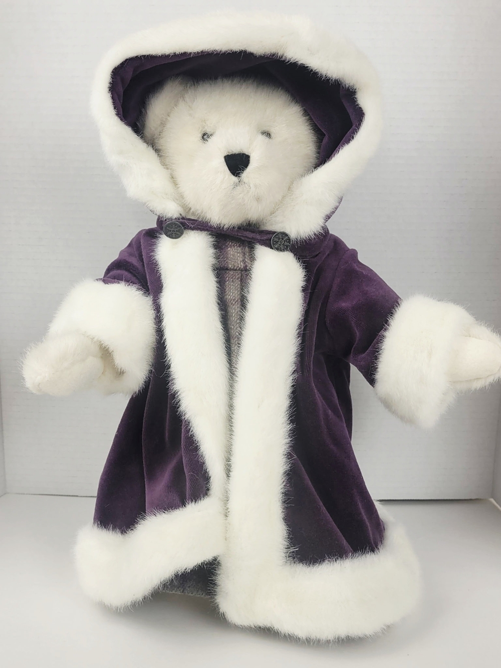 Vtg 2001~Boyds Bears Victoria L Plumbeary~TJs Best Dressed Collection~Purple 16"